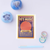 Prospectus 11,4 Cm X 14,2 Cm Spectacle musical des années 70 (Simple)