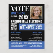 Prospectus 11,4 Cm X 14,2 Cm Styish Politicier Publicité (Devant)