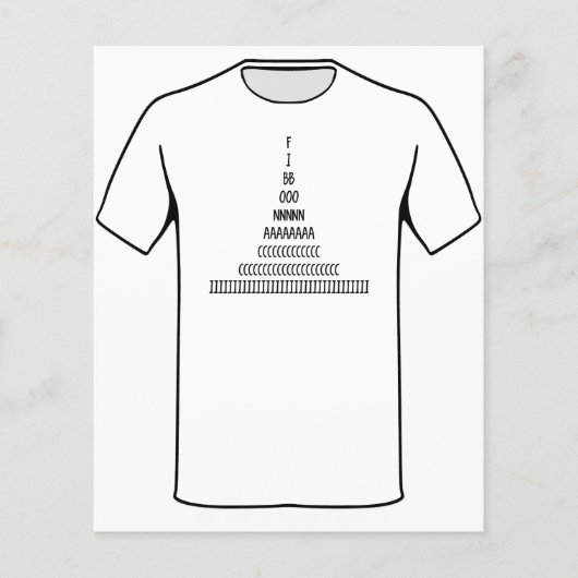 Prospectus 11,4 Cm X 14,2 Cm Suite de Fibonacci (Devant)