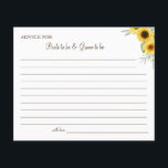 Prospectus 11,4 Cm X 14,2 Cm Sunflower Greenery Mariage Carte conseil douche<br><div class="desc">Conception mariage de tournesol verdoyante. Ajoutez vos propres informations et pour plus de personnalisation,  cliquez sur le lien "cliquer pour customiser plus loin" (y compris la couleur de police) ~ Vérifiez la collection pour les jeux correspondants,  invitation,  signes,  et plus</div>