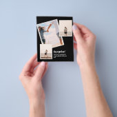 Prospectus 11,4 Cm X 14,2 Cm SURPRISE ! BUDGET DU fiançailles PHOTO COLLAT (main)