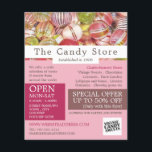 Prospectus 11,4 Cm X 14,2 Cm Sweet Collection, Fournitures de confiserie Advert<br><div class="desc">Sweet Collection,  Confiseries Fournit Des Flyers Publicitaires Par Le Magasin Carte de visite.</div>