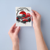 Prospectus 11,4 Cm X 14,2 Cm Symphonie éthérée" Design d'art mural (main)