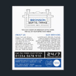 Prospectus 11,4 Cm X 14,2 Cm Tank Septique, Compagnie Septique, Ingénieur Septi<br><div class="desc">Septic Tank,  Septic Company,  Septic Engineer Circulaires Publicitaires Par Le Magasin Carte de visite.</div>