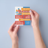 Prospectus 11,4 Cm X 14,2 Cm Tennis Art Design, Tennis Leçons/Cours (main)