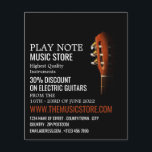 Prospectus 11,4 Cm X 14,2 Cm Tête de guitare, magasin d'instruments de musique<br><div class="desc">Tête De Guitare,  Boutique D'Instruments De Musique Flyers Publicitaires Par Le Magasin Carte de visite.</div>