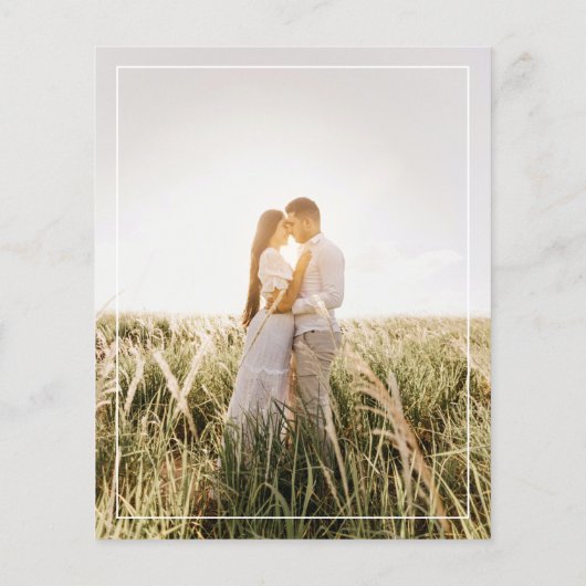 Prospectus 11,4 Cm X 14,2 Cm Texte monochrome vert Émeraude (Dos)