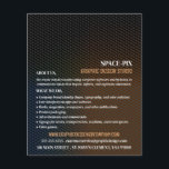 Prospectus 11,4 Cm X 14,2 Cm Texture graphique, graphiste publicité<br><div class="desc">Texture Graphique,  Graphic Designer Publicité Flyers Par Le Magasin Carte de visite.</div>