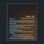 Prospectus 11,4 Cm X 14,2 Cm Texture graphique, graphiste publicité<br><div class="desc">Texture Graphique,  Graphic Designer Publicité Flyers Par Le Magasin Carte de visite.</div>