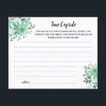 Prospectus 11,4 Cm X 14,2 Cm Time Capsule Conseil Carte Fête des mariées Rose v<br><div class="desc">Design Fête des mariées Rose verte. Pour une personnalisation supplémentaire (changer d'autres termes,  couleur de police,  style de police),  cliquez sur personnaliser,  faites défiler vers le bas et cliquez sur le lien "cliquer pour customiser plus loin". ~ Vérifier la collection pour les jeux,  invitations,  signes et plus ~</div>
