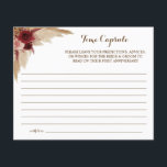 Prospectus 11,4 Cm X 14,2 Cm Time Capsule Conseil pour la carte Fête des mariée<br><div class="desc">Faites-le vous-même en ajoutant votre texte (et vos photos personnelles). Pour accéder aux outils de montage avancés,  accédez à Personnaliser,  faites défiler et appuyez sur le lien "cliquer pour customiser plus loin". Voir la collection complète pour tous les designs correspondants !</div>