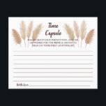Prospectus 11,4 Cm X 14,2 Cm Time Capsule Conseil pour la carte Fête des mariée<br><div class="desc">Faites-le vous-même en ajoutant votre texte (et vos photos personnelles). Pour accéder aux outils de montage avancés,  accédez à Personnaliser,  faites défiler et appuyez sur le lien "cliquer pour customiser plus loin". Voir la collection complète pour tous les designs correspondants !</div>