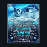 Prospectus 11,4 Cm X 14,2 Cm To My Husband Wolf Gift, Husband Birthday Gift<br><div class="desc">To My Husband Wolf Gift,  Husband Birthday Gift</div>
