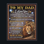 Prospectus 11,4 Cm X 14,2 Cm To My Lion Dad Gift, Dad Birthday Gift Idea<br><div class="desc">To My Lion Dad Gift, Dad Birthday Gift Idea</div>