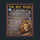 Prospectus 11,4 Cm X 14,2 Cm To My Lion Dad Gift, Dad Birthday Gift Idea<br><div class="desc">To My Lion Dad Gift,  Dad Birthday Gift Idea</div>