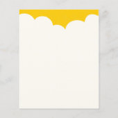 Prospectus 11,4 Cm X 14,2 Cm Touches nuageuses - Ambre (Dos)