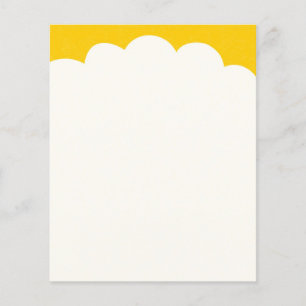 Prospectus 11,4 Cm X 14,2 Cm Touches nuageuses - Ambre