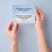 Prospectus 11,4 Cm X 14,2 Cm Traction évangélique (main)