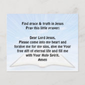 Prospectus 11,4 Cm X 14,2 Cm Traction évangélique (Dos)