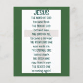 Prospectus 11,4 Cm X 14,2 Cm Traction évangélique (Dos)