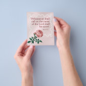 Prospectus 11,4 Cm X 14,2 Cm Traction évangélique (main)