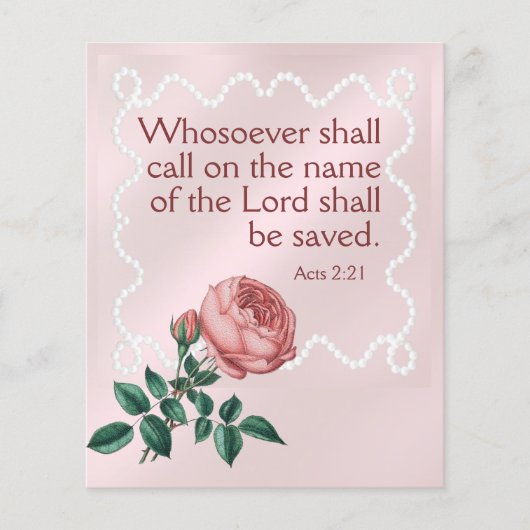 Prospectus 11,4 Cm X 14,2 Cm Traction évangélique (Devant)