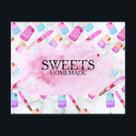 Prospectus 11,4 Cm X 14,2 Cm Treats Pretzels Baker Bakery Treats Pink<br><div class="desc">Treats Chocolate Bakery Business Flyers</div>