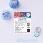 Prospectus 11,4 Cm X 14,2 Cm Tricot, Tricot, magasin, fils (Simple)