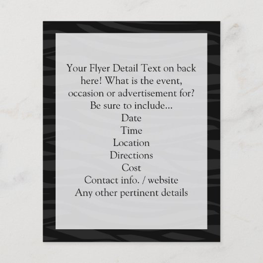 Prospectus 11,4 Cm X 14,2 Cm Tuxedo noir/blanc (Dos)