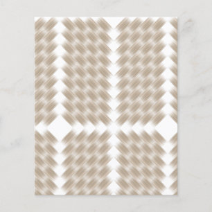 Prospectus 11,4 Cm X 14,2 Cm Un triangle blanc équilatéral centré sur une plain