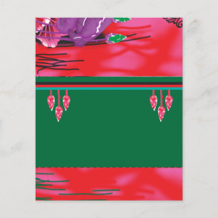 Prospectus 11,4 Cm X 14,2 Cm une peinture d'une grenouille dans un champ d'herb