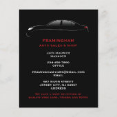 Prospectus 11,4 Cm X 14,2 Cm Vente automatique en gras (Devant)