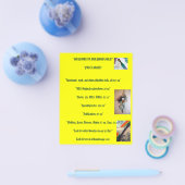 Prospectus 11,4 Cm X 14,2 Cm vente de cour (Simple)