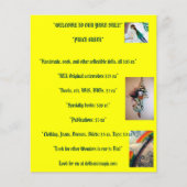 Prospectus 11,4 Cm X 14,2 Cm vente de cour (Devant)