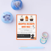 Prospectus 11,4 Cm X 14,2 Cm Vente de pâtisseries d'Halloween (Simple)