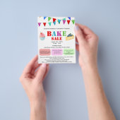 Prospectus 11,4 Cm X 14,2 Cm Vente de pâtisseries ou de gâteaux colorée pour co (main)