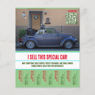 Prospectus 11,4 Cm X 14,2 Cm Vente de voiture à arracher des larmes