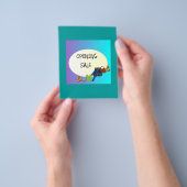 Prospectus 11,4 Cm X 14,2 Cm Vente d'ouverture du magasin > Flyer (main)