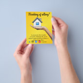 Prospectus 11,4 Cm X 14,2 Cm vente envoi référencement immobilier vente vente (main)