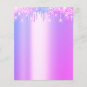 Prospectus 11,4 Cm X 14,2 Cm Vente Garage Vente Holographe Drives Pinky (Dos)