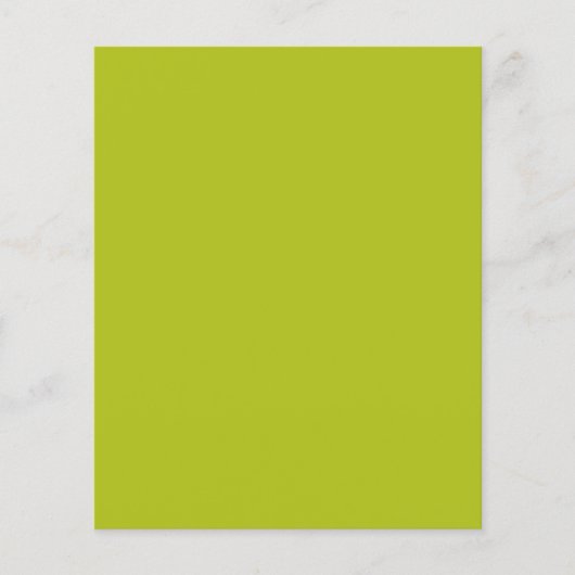 Prospectus 11,4 Cm X 14,2 Cm Vert acide (uni) (Devant)