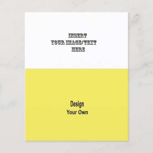 Prospectus 11,4 Cm X 14,2 Cm Vide (Devant)