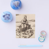 Prospectus 11,4 Cm X 14,2 Cm Vierge et enfant dans les nuages (Simple)