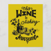 PROSPECTUS 11,4 CM X 14,2 CM VIN (Devant)