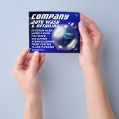 Prospectus 11,4 Cm X 14,2 Cm Voiture de bulle créative moderne (main)