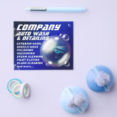 Prospectus 11,4 Cm X 14,2 Cm Voiture de bulle créative moderne (Simple)