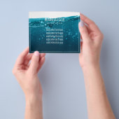 PROSPECTUS 11,4 CM X 14,2 CM VOL POUR AFFAIRES : EAU DE MER (main)