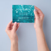 PROSPECTUS 11,4 CM X 14,2 CM VOL POUR AFFAIRES : EAU OCÉANIQUE (main)