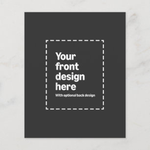 Prospectus 11,4 Cm X 14,2 Cm Votre conception ici