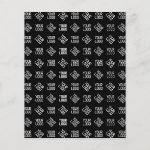Prospectus 11,4 Cm X 14,2 Cm Votre logo Logo alternatif unique ou design